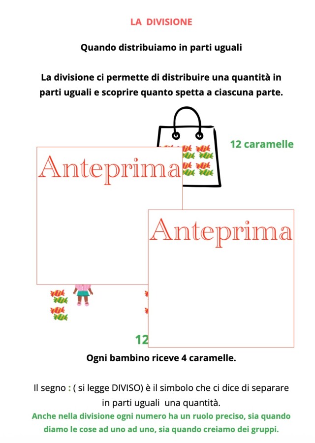 I TERMINI DELLE QUATTRO OPERAZIONI- Libretto + attività operativa concreta