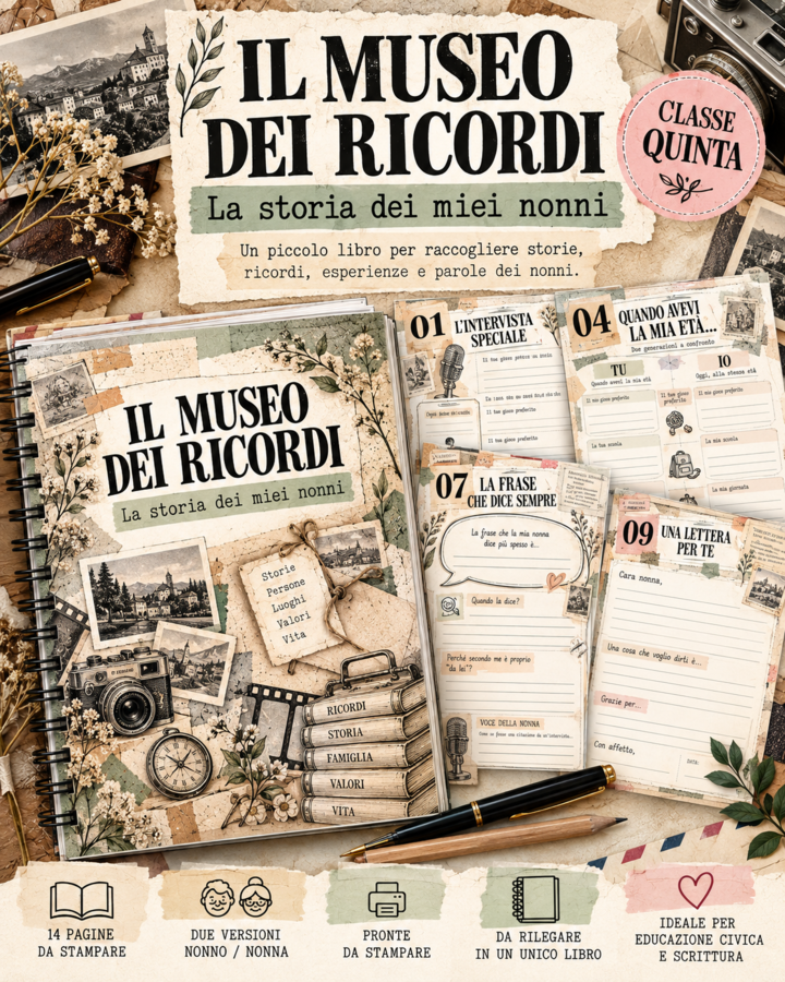 Il Museo dei Ricordi – La storia dei miei nonni | Classe Quinta | Festa dei Nonni