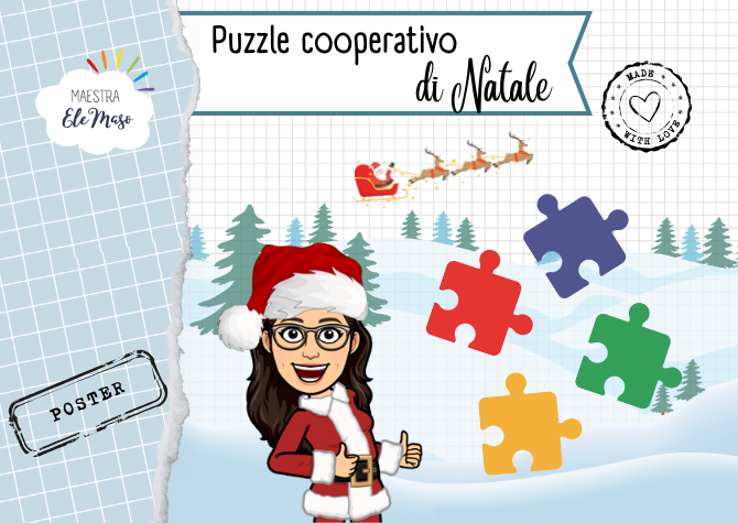Puzzle Cooperativo Albero di Natale