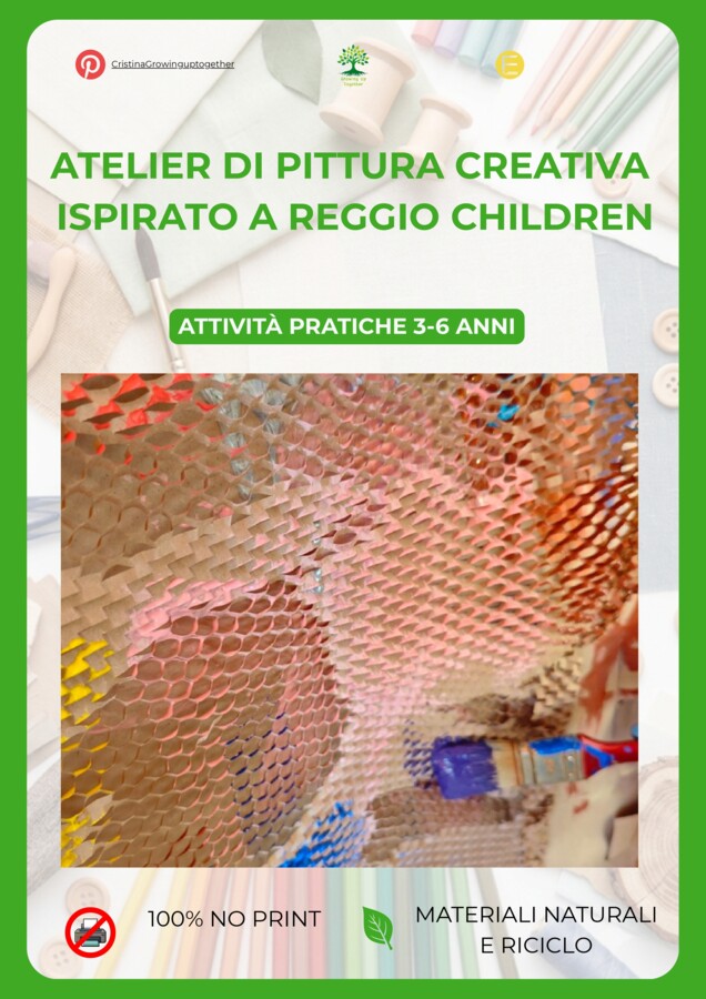 ATELIER DI PITTURA CREATIVA ISPIRATO A REGGIO CHILDREN