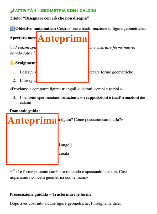 La matematica concreta dei calzini spaiati in stile Montessori; classi I-II-III (adattabie alla scuola dell'infanzia)