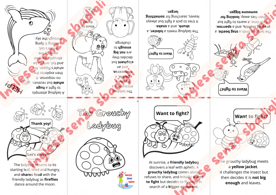 The Grouchy Ladybug - Mini Book for Anti-Bullying Day (February 7th)