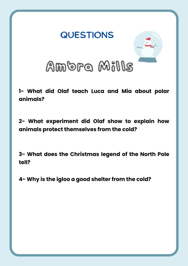 Adventure at the North Pole (Story + Activities)