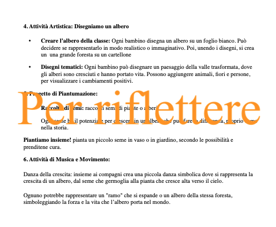 Giornata degli alberi; "L'uomo che fece nascere una foresta"-classi III/V