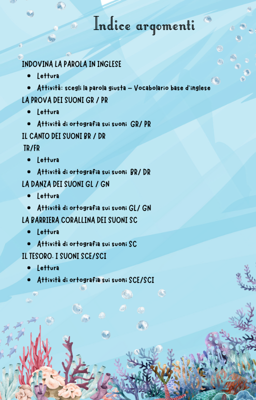 Libro per le Vacanze: Avventure negli Abissi – Volume 1