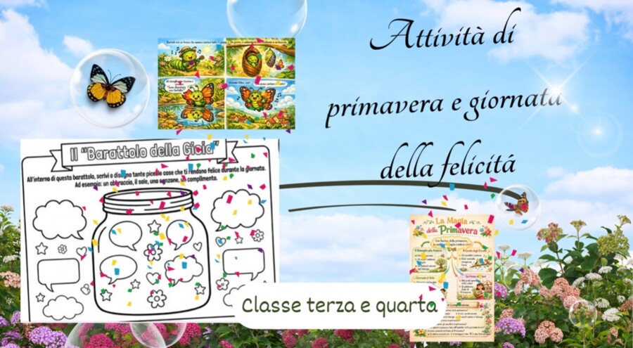 Attività di primavera e giornata della felicitá