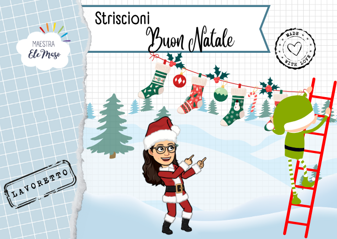 Striscioni "Buon Natale" da appendere