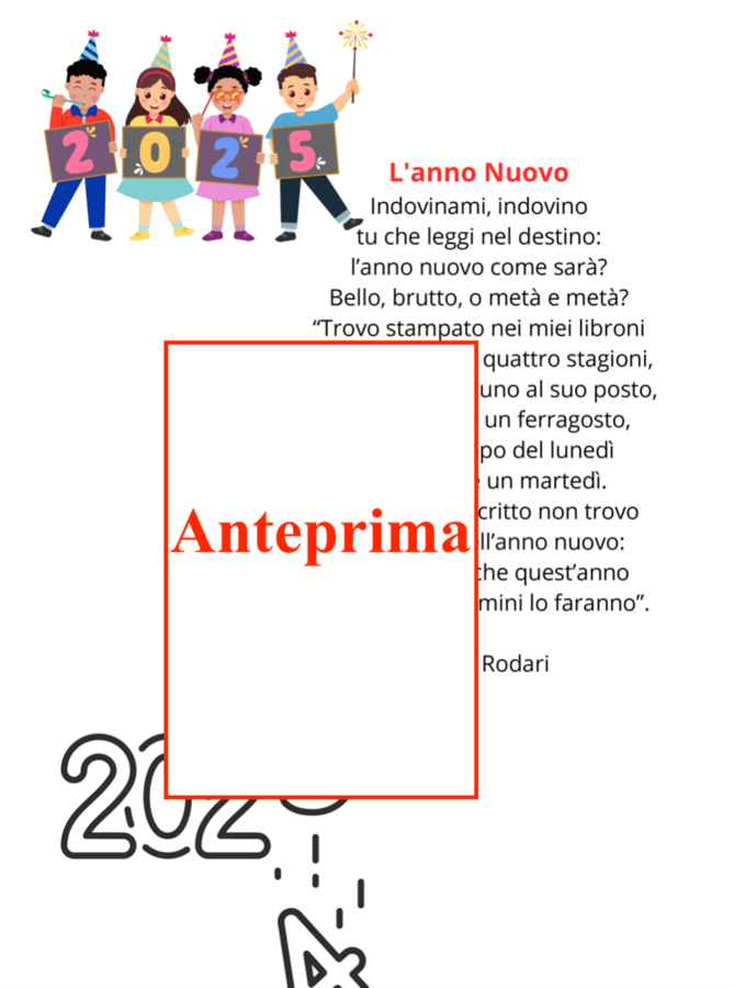 L'anno che verrà da Rodari alla realizzazione del calendario-per tutte le classi