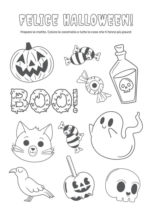 HALLOWEEN INFANZIA • Raccolta Schede Didattiche, Attività e Filastrocca Finale