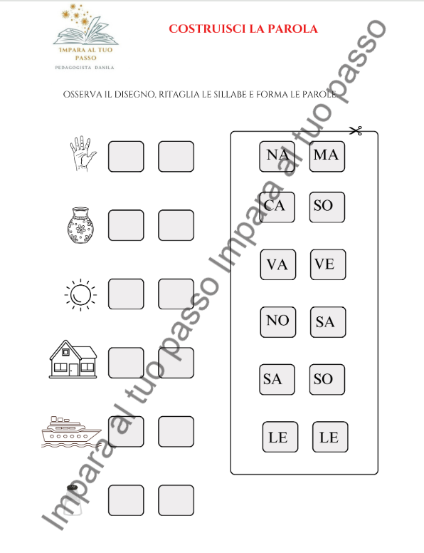 Costruisci la parola