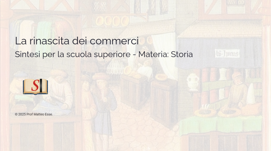 La Rinascita dei Commerci e le Repubbliche Marinare (PPTX Modificabile)