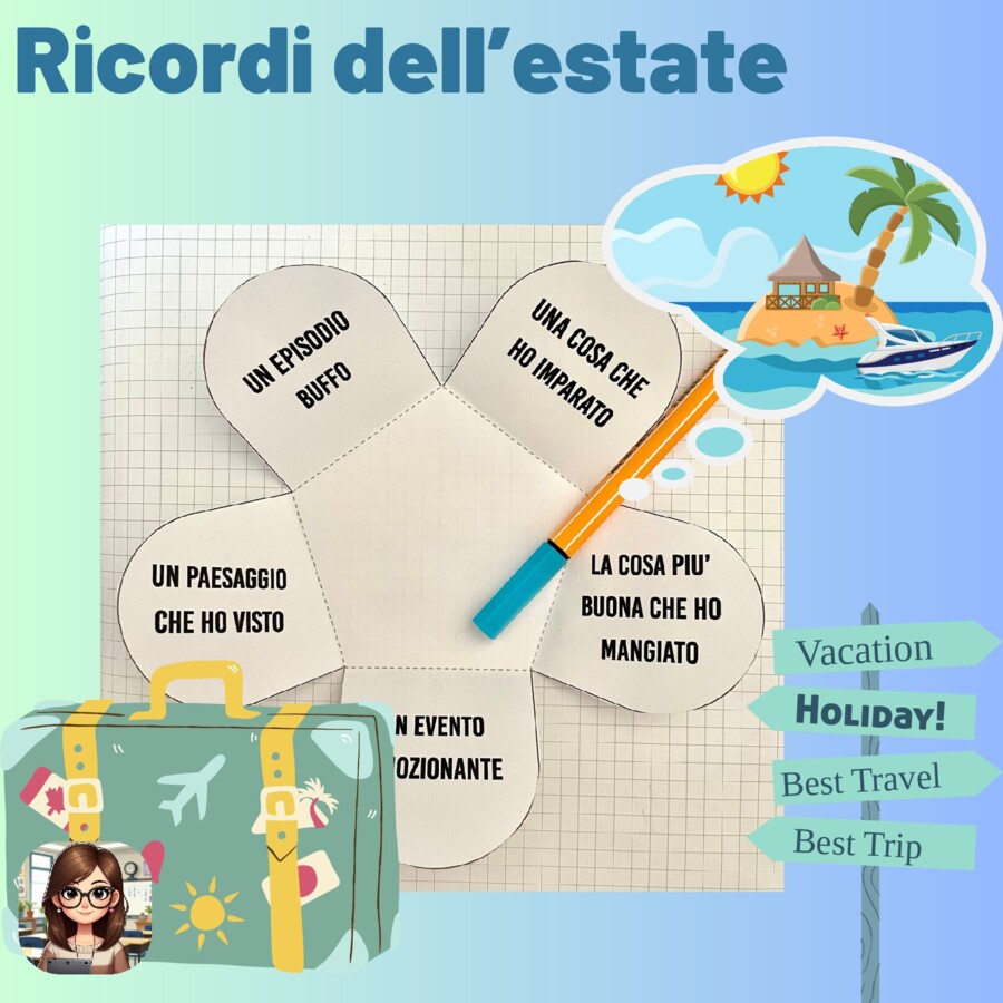 Lapbook "Ricordi dell'estate"