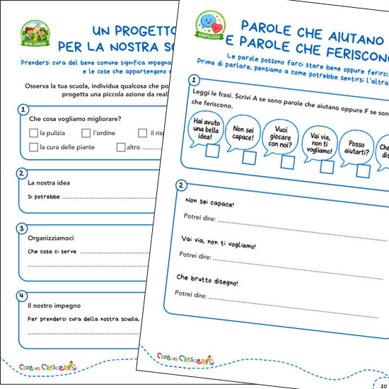 Vivere bene insieme – Kit PDF su regole, rispetto e collaborazione