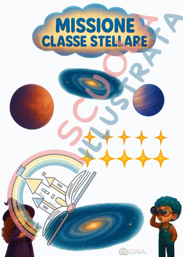 Cartellone Regole della classe - Missione classe stellare