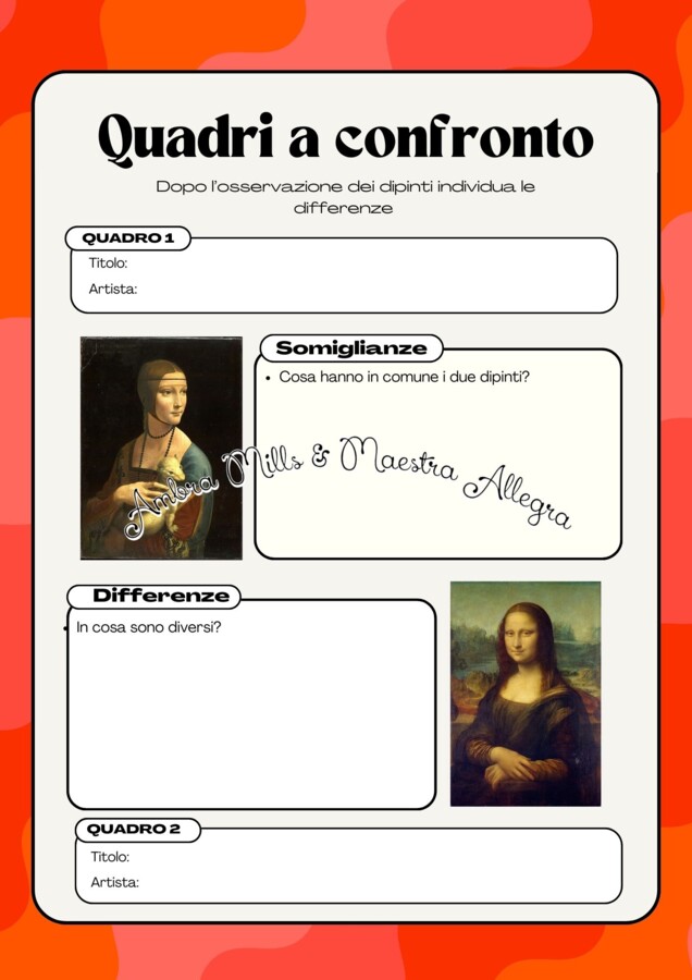 Nel Meraviglioso Mondo dell'Arte Classe 4