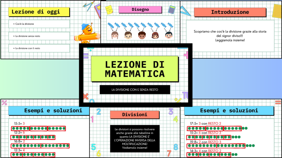 video e presentazione - DIVISIONE con e senza resto