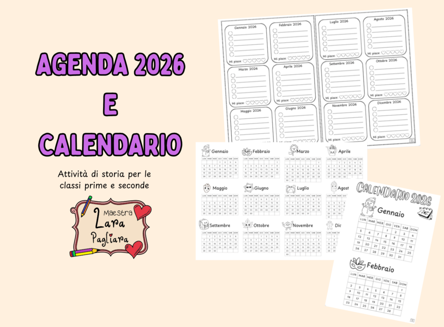 Agenda 2026 e calendario - storia prima e seconda