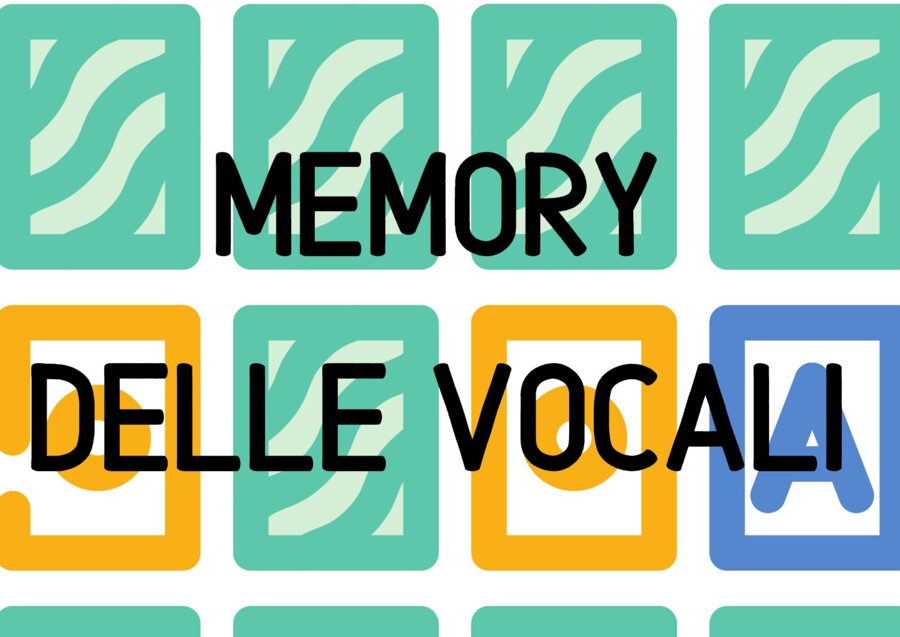 Memory delle vocali