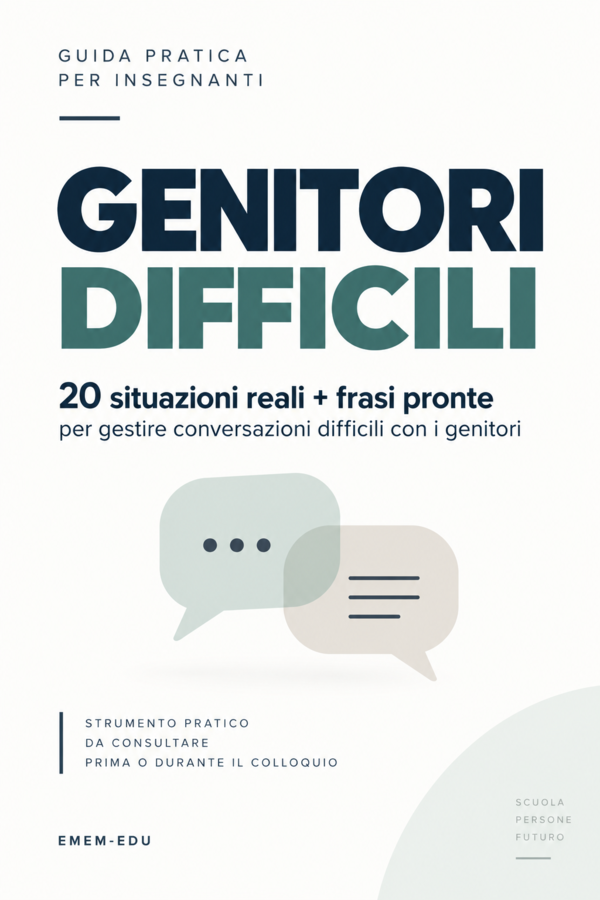 GENITORI DIFFICILI – 20 situazioni reali + frasi pronte per gestire conversazioni difficili con i genitori