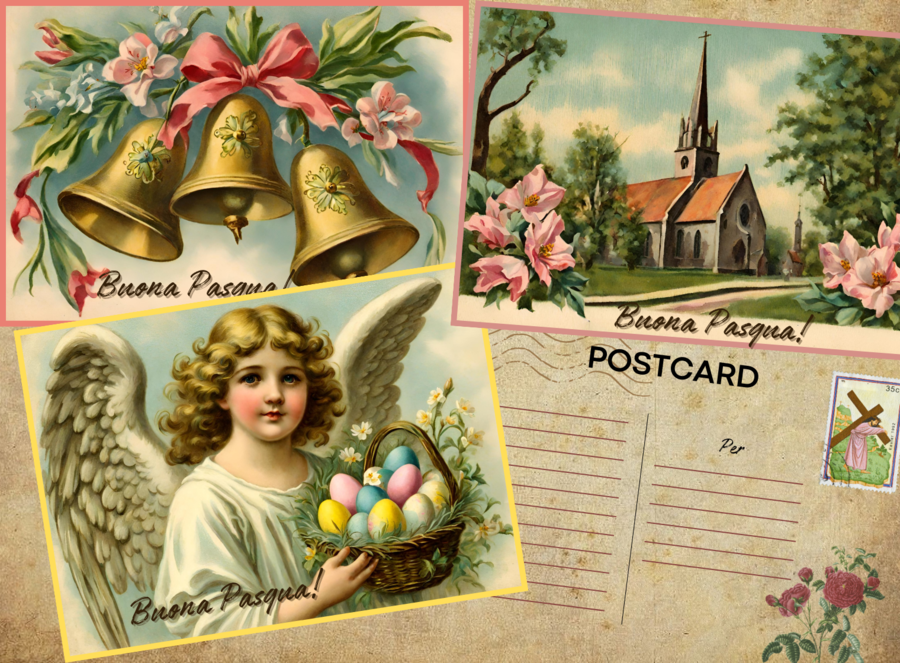 Le cartoline per gli auguri di Pasqua