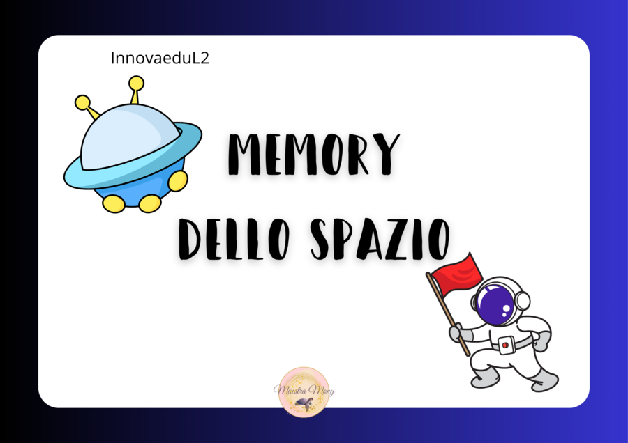 Il Memory dello Spazio. Gioco didattico