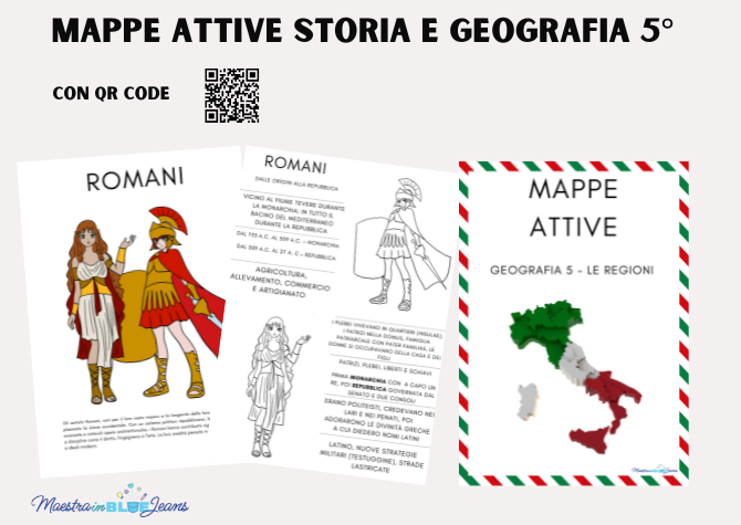 MAPPE ATTIVE di STORIA e GEOGRAFIA classe 5