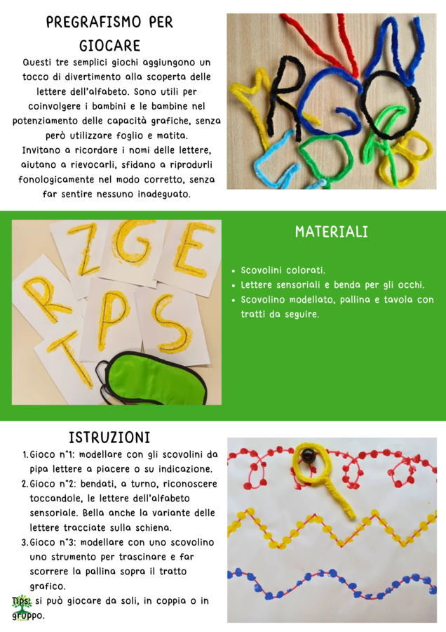 PREGRAFISMO SENSORIALE