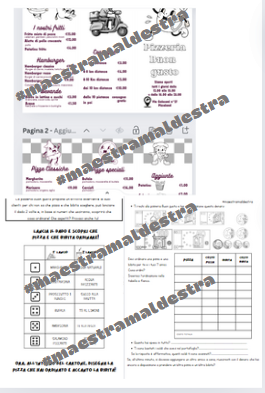 Attività matematiche con la brochure in pdf di una pizzeria!