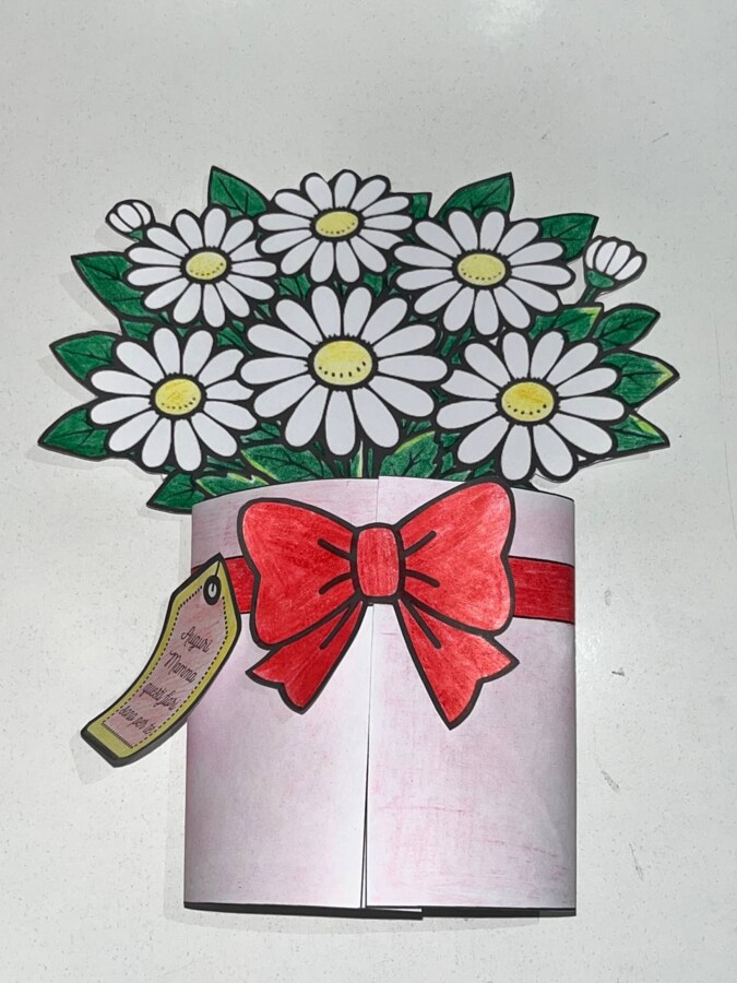 Lavoretto Festa della Mamma: Vaso di Fiori