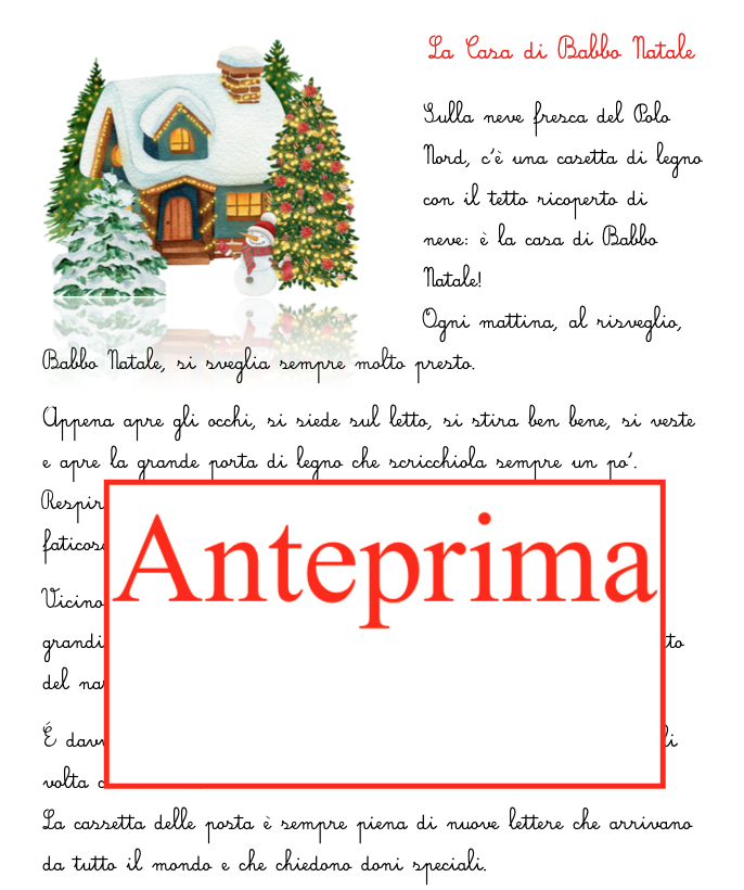 Magia al Polo Nord- la casa di Babbo Natale e la fabbrica dei giocattoli- classe 1-3