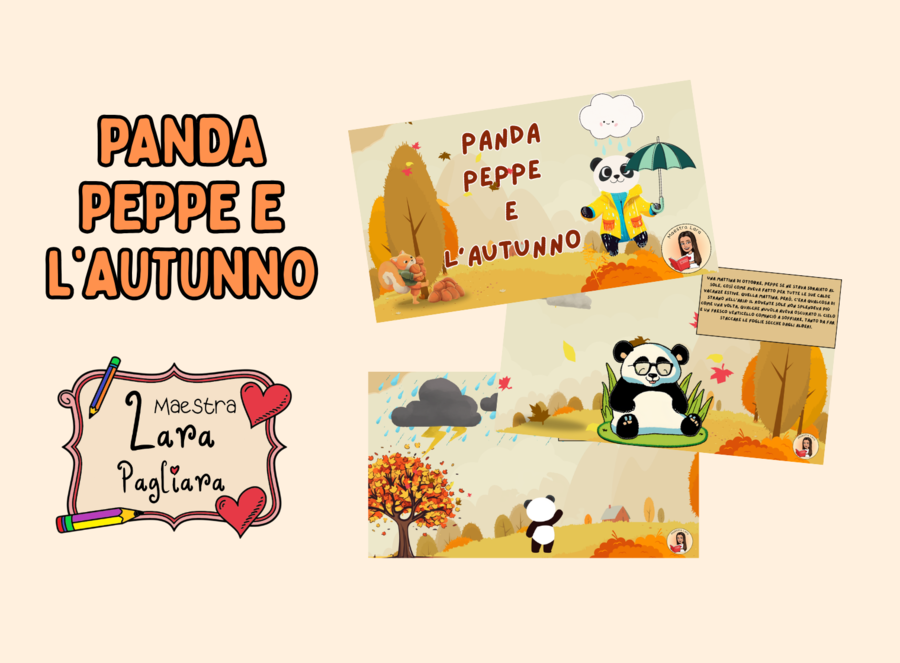 La storia di panda Peppe e l'autunno