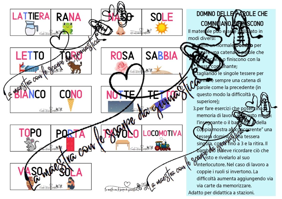 DOMINO Comincia e finisce con...