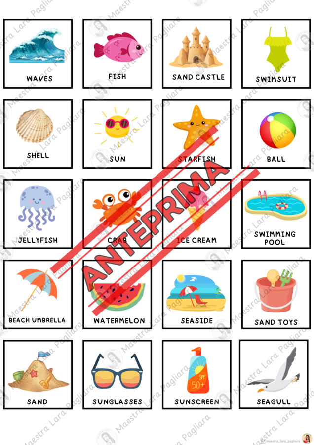Summer bingo