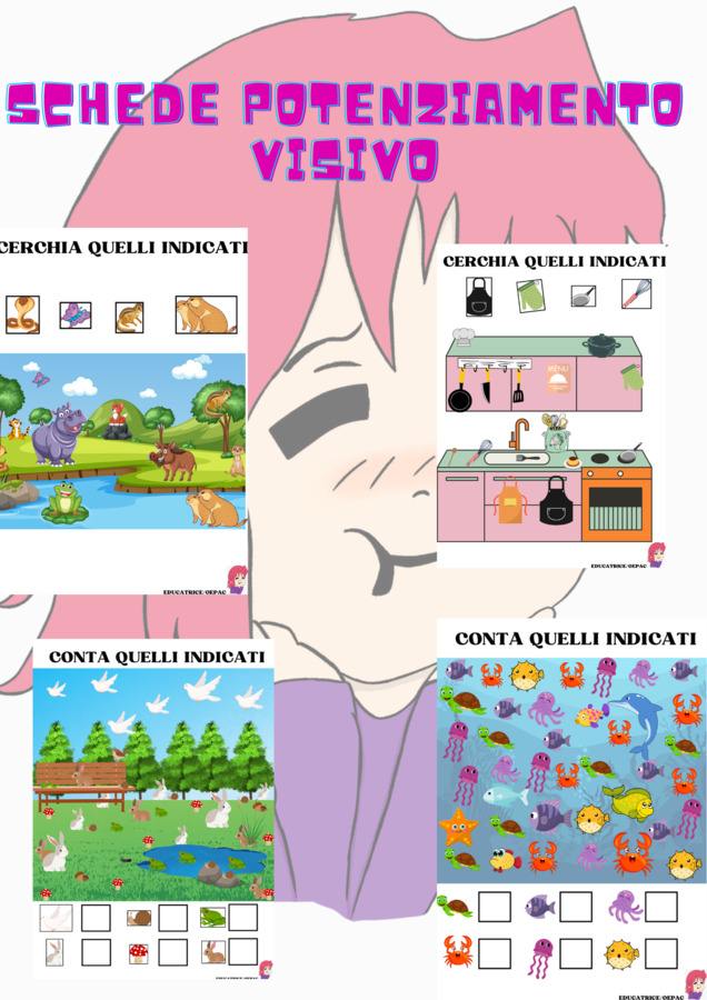 Potenziamento visivo: immagini a colori