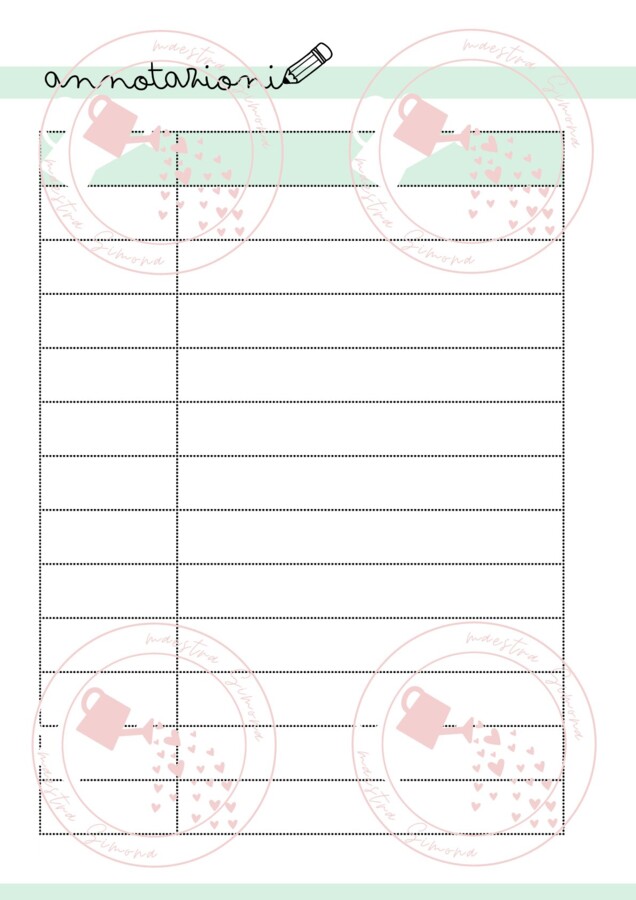 Quaderno dell'insegnante
