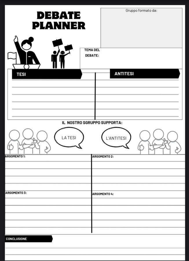 DEBATE PLANNER