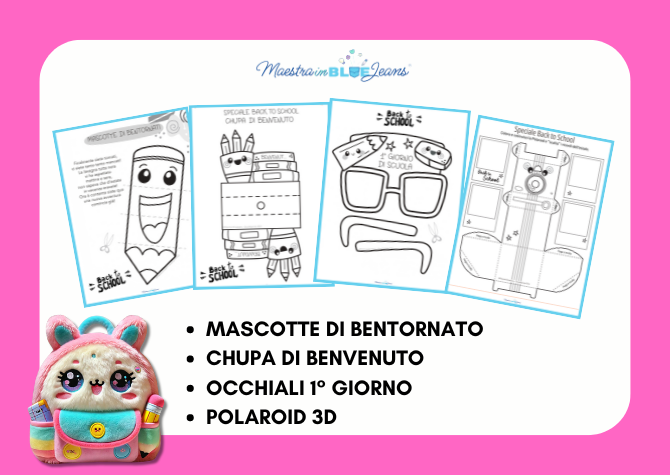 Mini Kit Back to School Kawaii