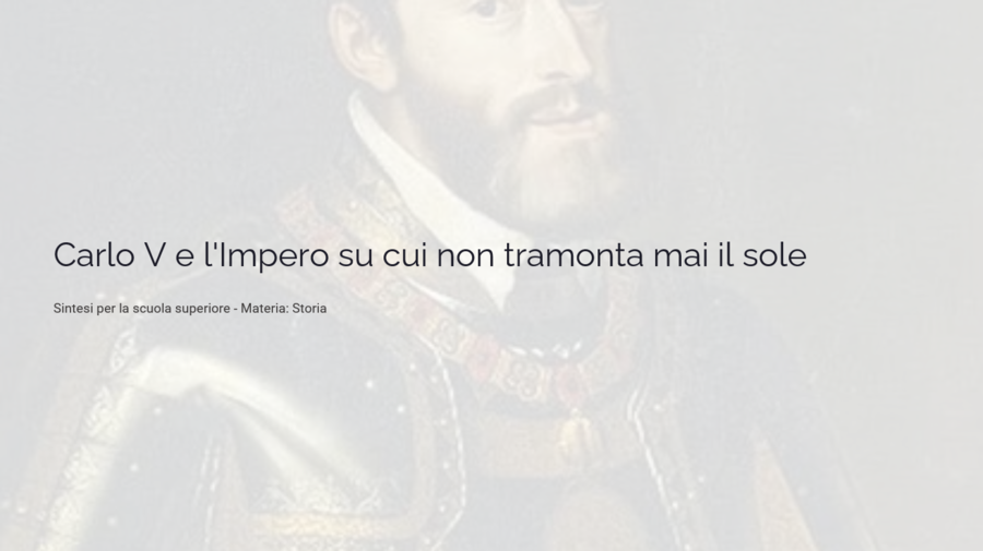 L'Impero di Carlo V: Lezione di Storia Completa + Verifica (PPTX Modificabile)