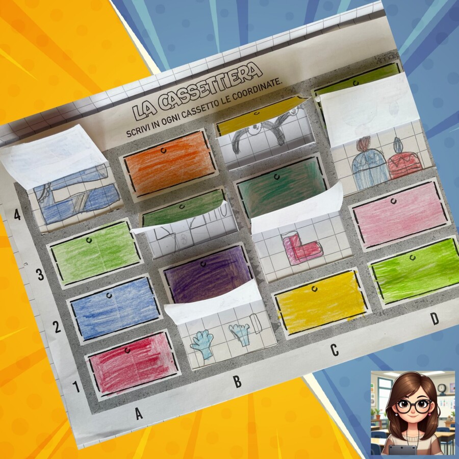 Reticolo e coordinate: la cassettiera
