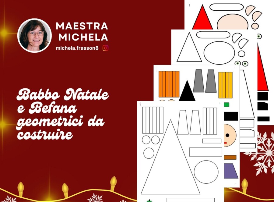 BABBO NATALE E BEFANA GEOMETRICI