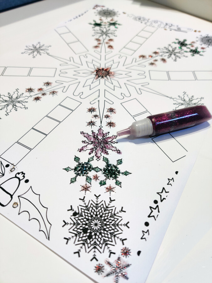 Gigantografia WINTER con "Fiocco di neve"