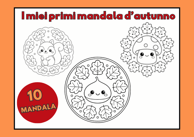 I miei primi mandala d'autunno