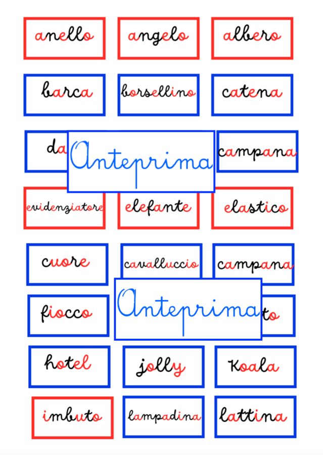 Esploratori di lettere e parole