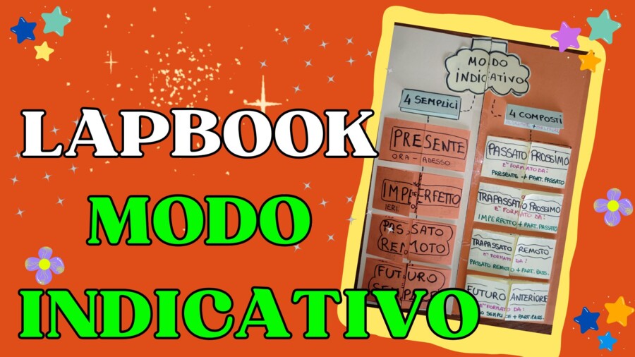 LAPBOOK IL MODO INDICATIVO - I verbi -
