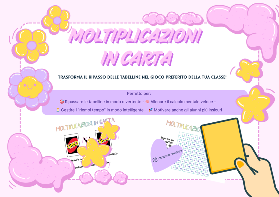 MOLTIPLICAZIONI IN CARTA di Vita da Mammestra