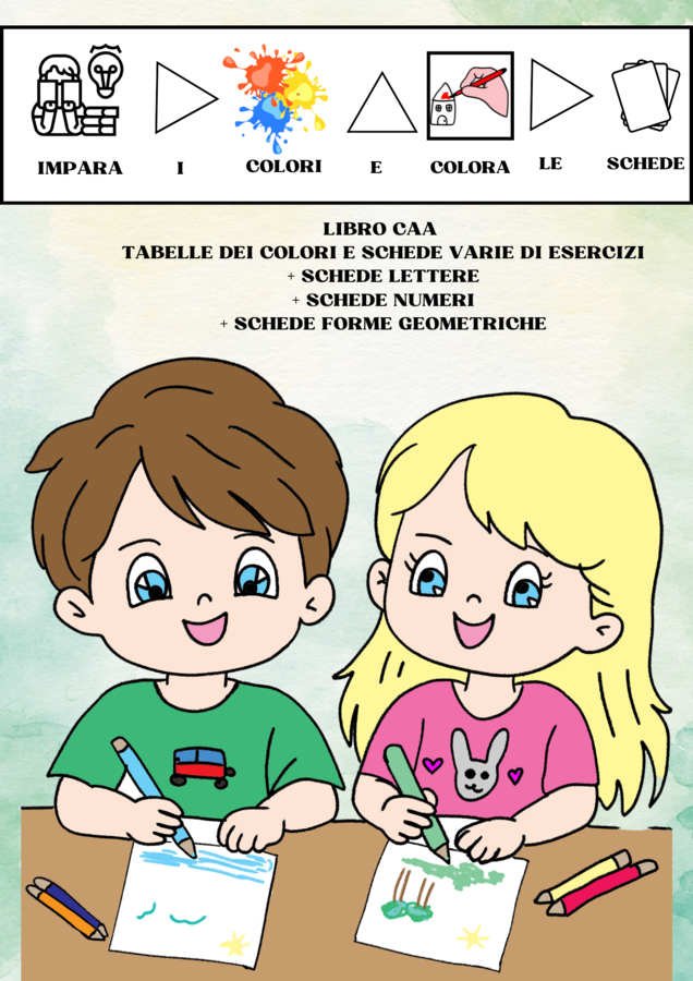 libro caa Colori: 100 pagine! tabelle più esercizi