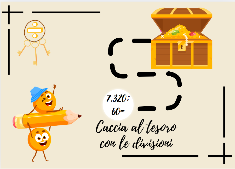 CACCIA AL TESORO CON LE DIVISIONI