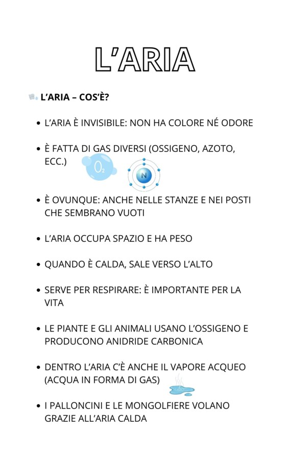 L'ARIA - CLASSE 3