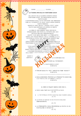 Mini-Book Halloween Inclusivo: Lettura, Comprensione e Giochi (No Paura)