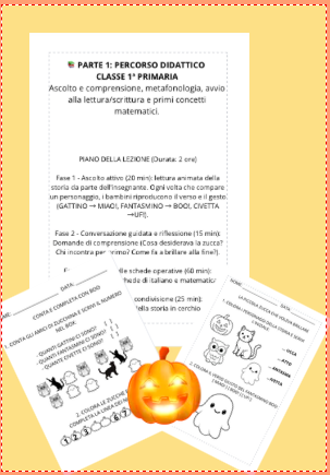 La piccola zucca che voleva brillare – Kit Didattico Interdisciplinare di Halloween (Classi 1ª e 2ª Scuola Primaria)